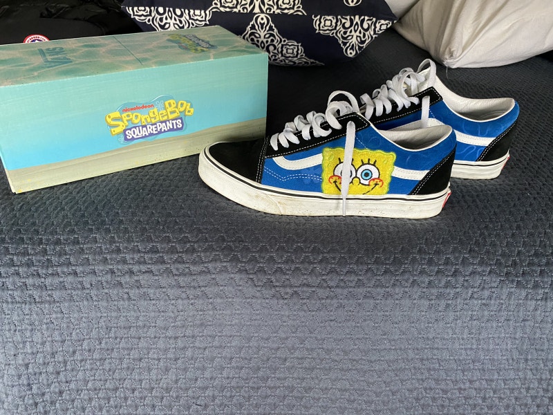 Mens Vans SpongeBob shoes and Columbia hiking boots Men's Shoes