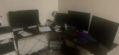 L shaped Desk- Work/Study/Gaming, View more