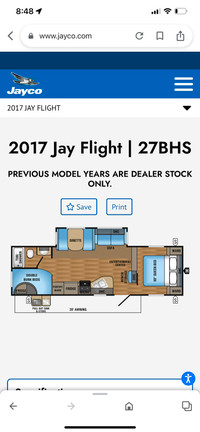 2017 Jayco Jay Flight 27BHS