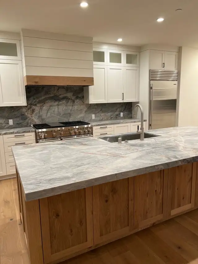 Custom Stone Kitchen Countertops In Various Sizes in Cabinets & Countertops in City of Toronto - Image 4