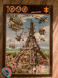 Building The Eiffel Tower - 1000 Piece Puzzle