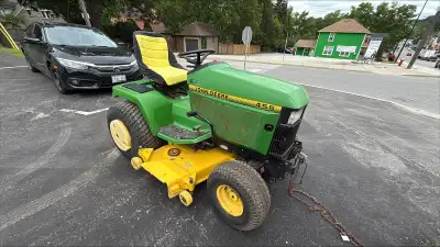 JOHN DEERE 445 RIDING LAWN MOWER, View more