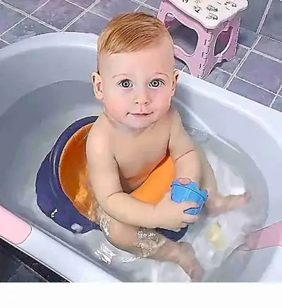 Baby Bath Seat, Portable Toddler Child Bathtub Seat for 6-24 Months, Infant Toddler Girl Boy Bathtub...