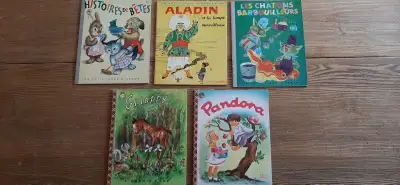Lot de 5 livres vintage enfants –années 50-60, View more