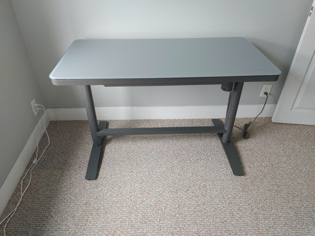 Grey Height Adjustable Electric Desk in Desks in Annapolis Valley - Image 2
