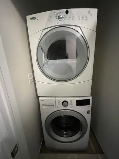 LG Washer/ WHIRLPOOL Dryer, View more
