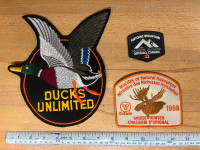 Vintage Hunters & Anglers patches & Licenses