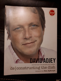 David Adjey - Deconstructing the Dish signed cookbook -