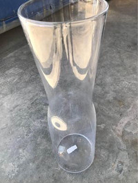 Vase clear glass