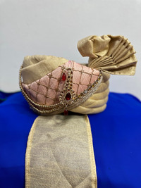 Groom Safa (Hindu Turban) pre-made For Rent