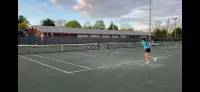 Tennis hitting
