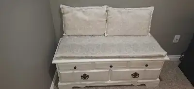 Cedar seat chest, View more