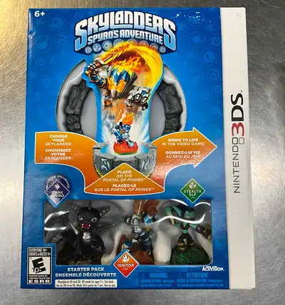 Skylanders Spyro’s Adventure Starter Pack-3DS-Sealed, View more