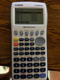 Casio fx-9750GII calculator