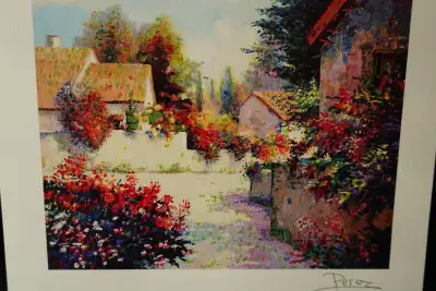 Village View III by Alex Perez Signed Seriolithograph Park West, View more