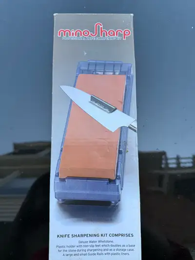 NEW - MinoSharp Knife Sharpening Kit, View more