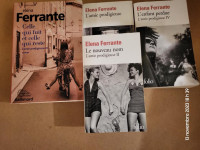 L'Amie prodigieuse de Elena Ferrante tomes 1-2-3-4