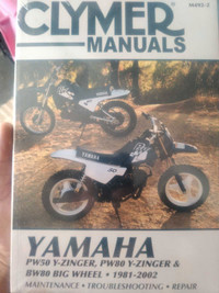 Yamaha PW50,Y-zinger,PW80 repair manual 81-02