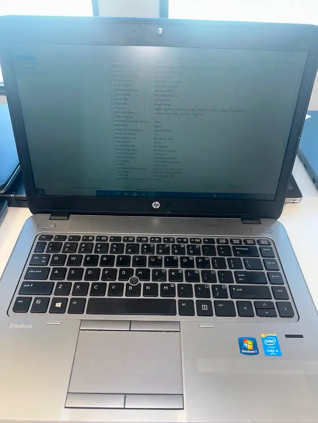 HP EliteBook 840 G2, i5-5th, 8GB RAM + 128/256GB SSD, WIN 10 PRO in Laptops in Edmonton - Image 3