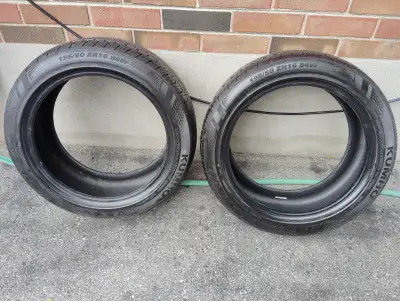 Selling two 16" HOMHO radial tires. 195 50 ZR16. Used only one season. DOT number 4022 and 3422 $70...