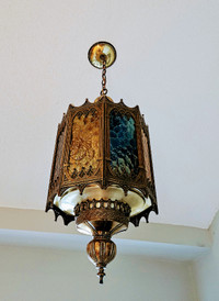 Vintage Bohemian Moroccan Lantern Pendant Light