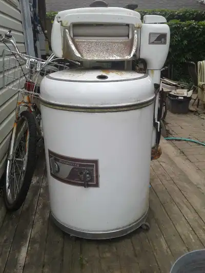 Vintage wringer washer.