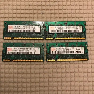 Hynix 512MB DDR2 Laptop Notebook RAM Memory , View more