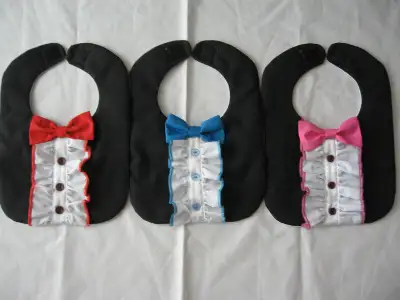 Tuxedo Bib - Custom Made, View more