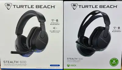 Turtle Beach Stealth 600 Wireless Multiplatform Amplified Gaming Headset, Turtle Beach Stealth 500 W...