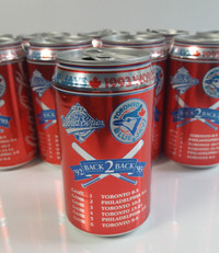 1993 World Series Toronto Blue Jays Coca-Cola Cans