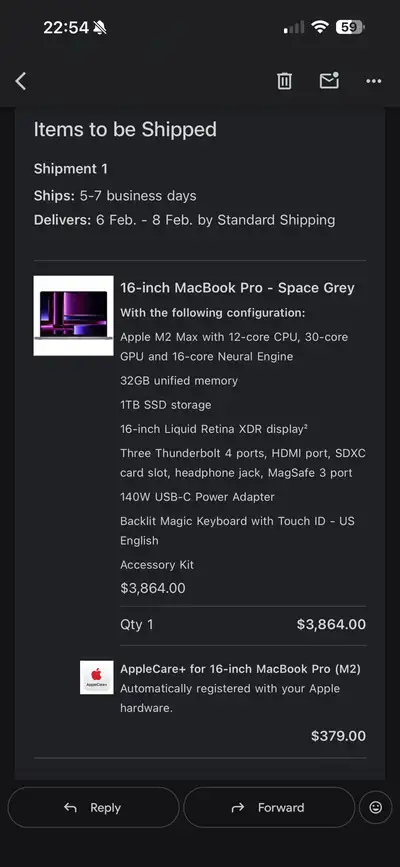 M2 Pro 16” MacBook Pro 32GB RAM 1TB SSD, View more