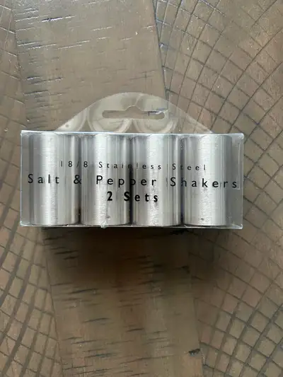 Mini Salt and Pepper Shakers, Never Used (Brampton), View more