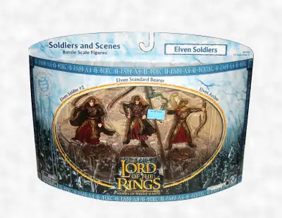 NEW Lord of the Rings Elven Soldiers 1:24 Scale Figures - 2003, View more