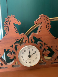 Vintage Brass Horse Clock – Working – Wake Robbin, Consign or Sell