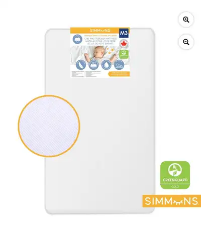 I'm offering a new Simmons M3 Sleepy Time crib and toddler mattress, designed to provide a safe and...