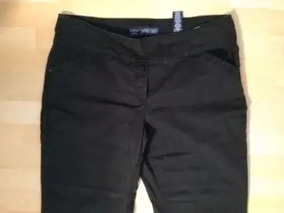 Ladies Black Cotton Pull on Pants Sz 16p, View more