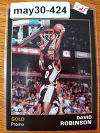 David Robinson San Antonio Spurs 1990 Star Gold Promo (300 Made)