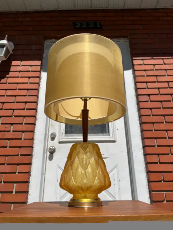 Mid century table lamp Lamper retro vintage in Indoor Lighting & Fans in West Island - Image 6