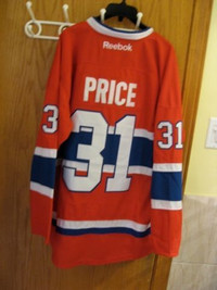 HOCKEY NHL JERSEY MONTREAL CANADIENS 31 CAREY PRICE CHANDAIL LNH