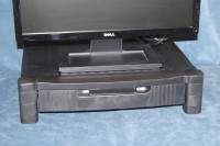 Computer Monitor Riser with Storage Drawer, Adjustable Height