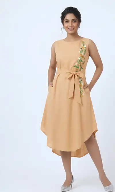 Floral Embroidery Midi Dress (NWT)**, View more