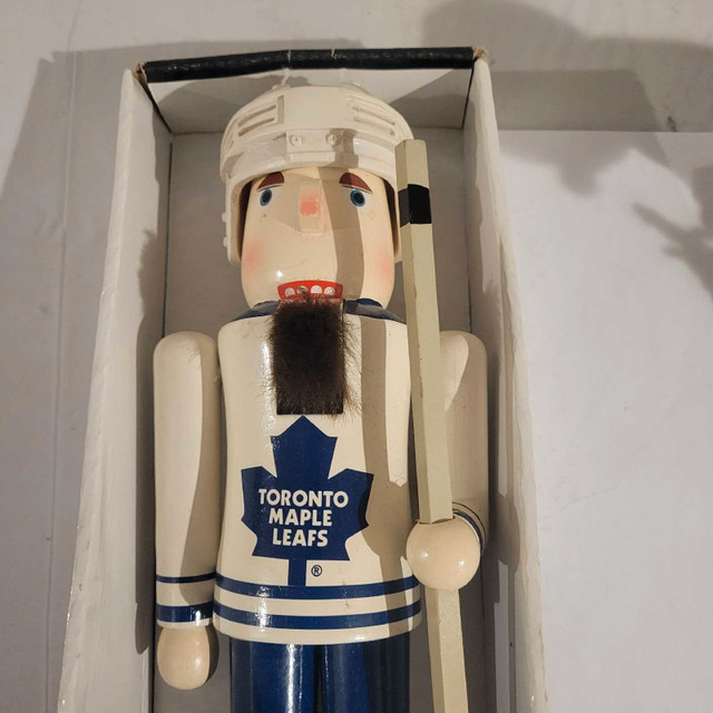 NHL Toronto Maple Leafs Nutcracker  in Arts & Collectibles in Mississauga / Peel Region - Image 2