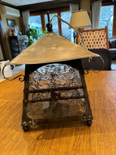 Vintage Decorative Brass Lantern Lamp, View more