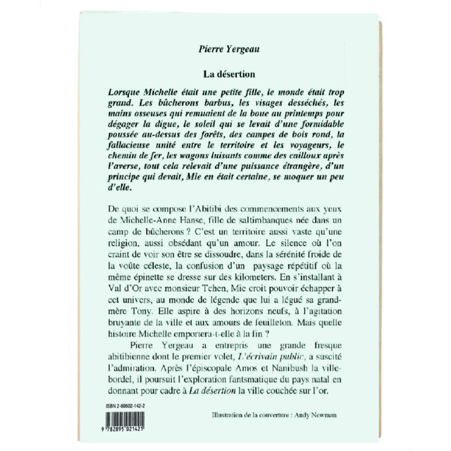 Livre, roman de Pierre Yergeau - ''La désertion'' dans Ouvrages de fiction  à Saint-Hyacinthe - Image 2