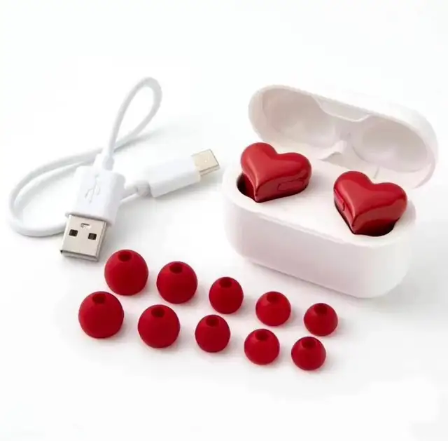 *New *Wireless Earbuds Bluetooth Headphones Heart Shaped in Headphones in Medicine Hat - Image 3