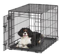 Dog Crate, Midwest Life Stages 36" Folding, Pup to full grown