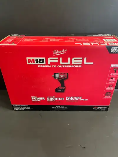 Milwaukee Fuel Impact Wrench Kit 2967-21F New , View more