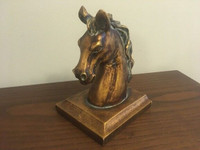 Vintage Classic Antique HORSE HEAD BOOKEND Lovely Detail Classic