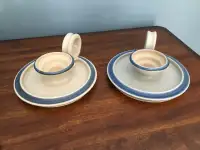 2 Candle Holders with Handle