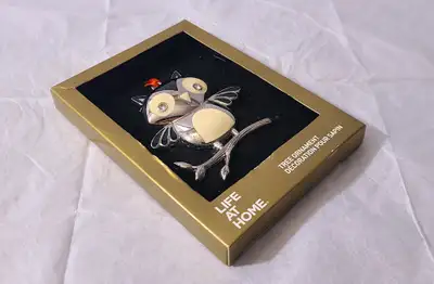 BNIP - Owl Christmas Tree Ornament Decoration, View more